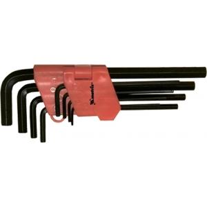 Набор ключей имбусовых HEX 1,5–10 мм CrV 9 шт MATRIX 123039