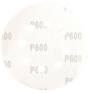 Круг абразивный на ворсовой подложке под "липучку" перфорированный P 320 125 мм 5 шт MATRIX 73813