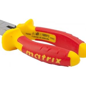 Длинногубцы изогнутые Insulated 200 мм PROFESSIONAL MATRIX 174749