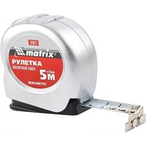 Рулетка Magnetic 5 м х 19 мм магнитный зацеп MATRIX 310119