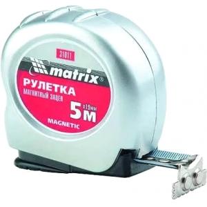 Рулетка Magnetic 5 м х 19 мм магнитный зацеп MATRIX 310119