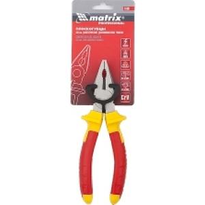 Плоскогубцы комбинированные, Insulated, 160мм, двухкомпонентные рукоятки, MATRIX PROFESSIONAL, 16901