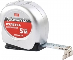 Рулетка Magnetic 5 м х 19 мм магнитный зацеп MATRIX 310119