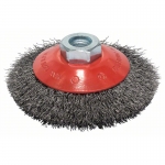 ЩЕТКА КОНИЧ М14 0.3Х100мм ВИТАЯ СТАЛЬ BOSCH 2608622057